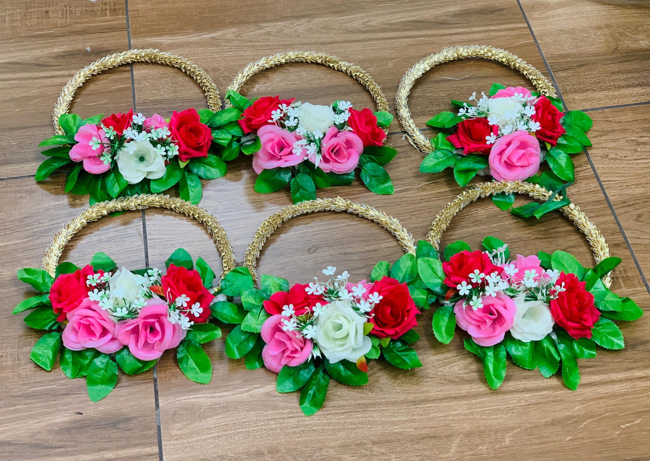 Floral Gota Rings - Image 4