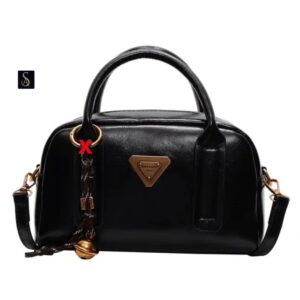 Women's Leather Handbag Waterproof Crossbody Lightweight Office Bag