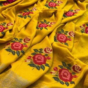 Pure Munga silk banarasi weaving