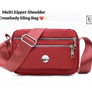 Korean Style single-shoulder crossbody bag new fashion large capacity casual women's bag nylon cloth mommy sling bag