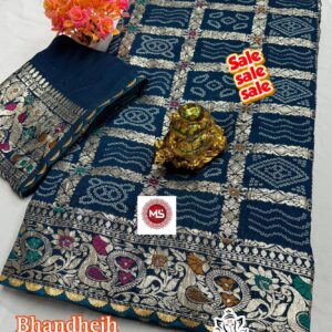 viscose meenakari bandej Saree