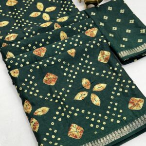 Beautiful tassar silk saree